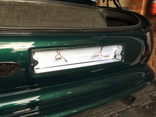 cerbera rear number plate enclosure after