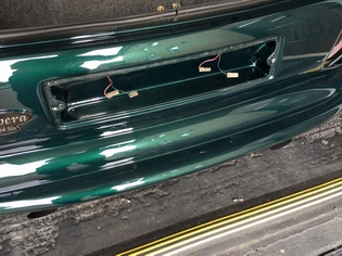 cerbera rear number plate enclosure before