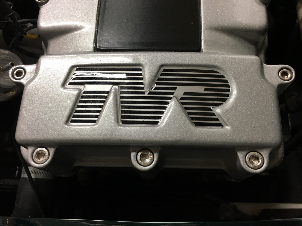 TVR Cerbera rocker cover logo