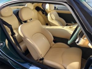 TVR Cerbera car seat back in the car