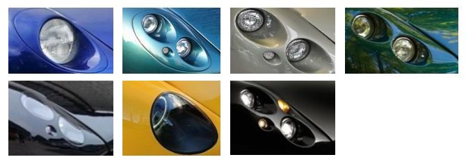 TVR Cerbera Headlamps