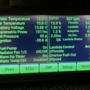 ECU display screen 3