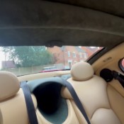 Alcantara covered roll bar