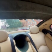 Alcantara covered roll bar