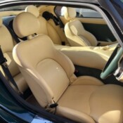 TVR Cerbera car seat back in the car