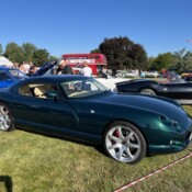 Leeds Castle motors by the moat 2024