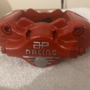 lacquered rear caliper